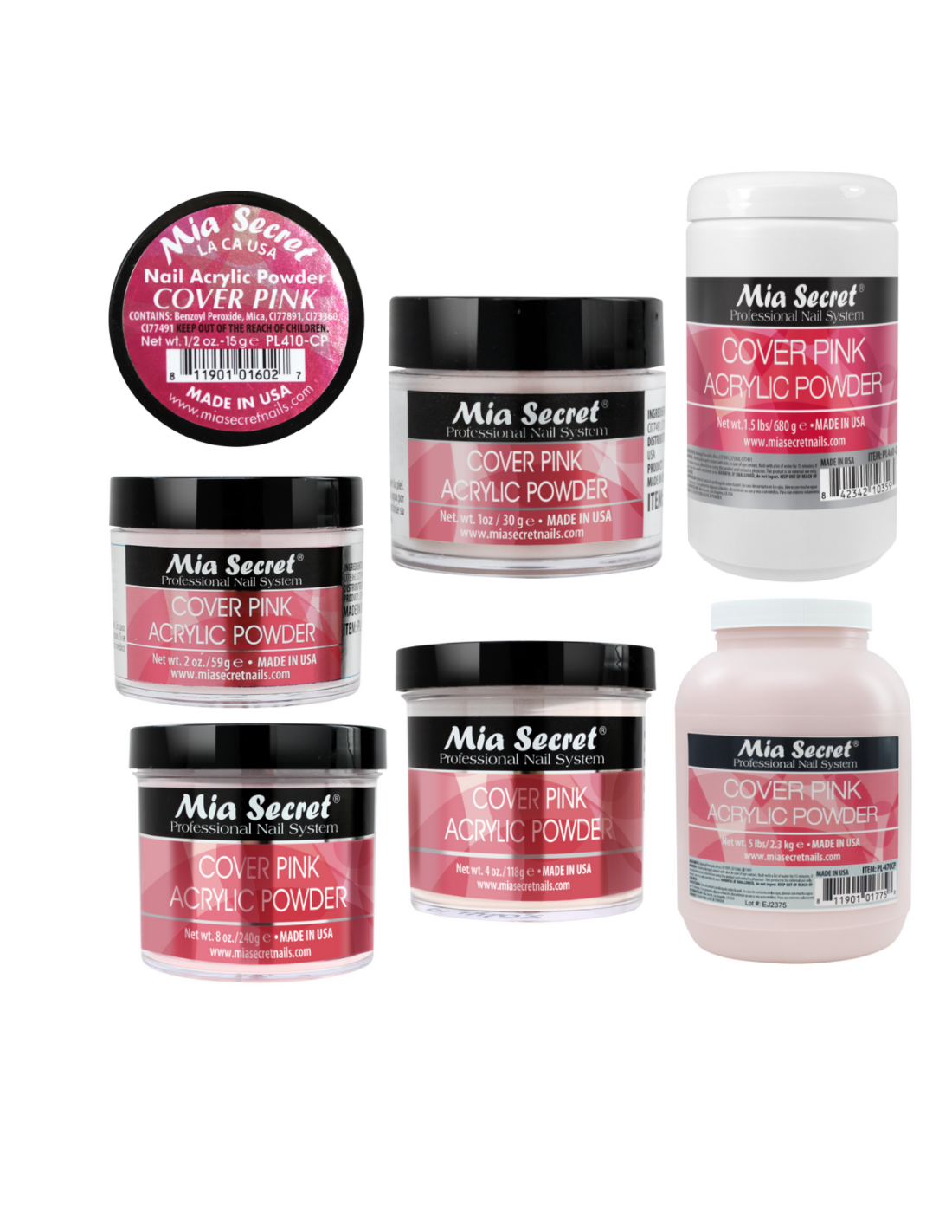 Acrilico cover pink 680g